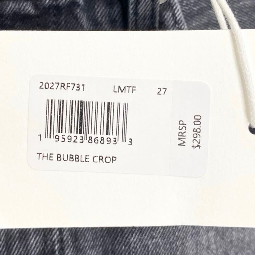 Frame Denim The Bubble Crop Jeans In Limitless Raw Fray 27 NWT - Picture 8 of 11